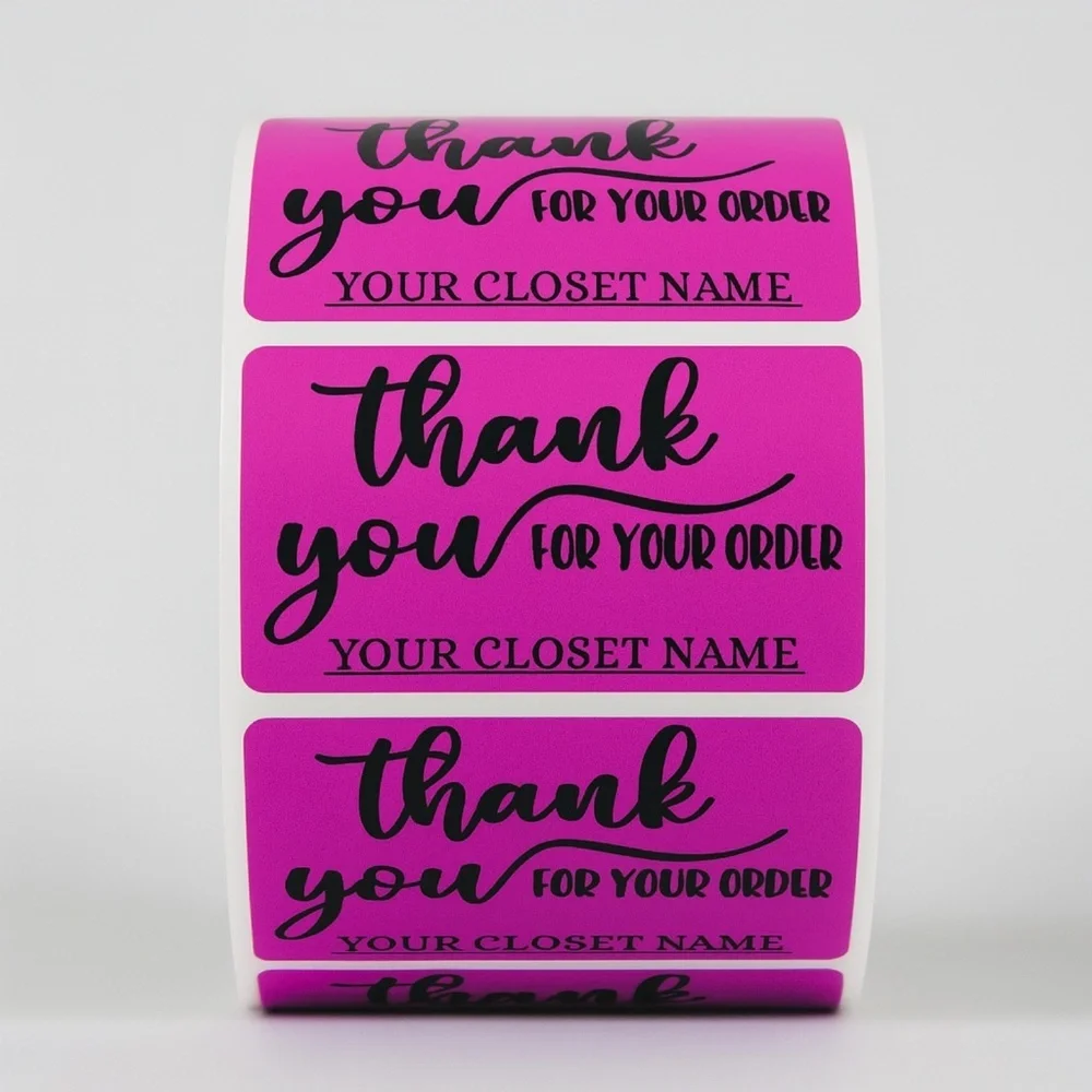 100 Stickers with Name Personalization 2in NWT | packaging supplies